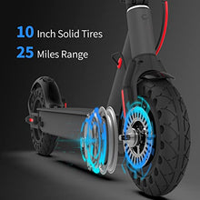 Load image into Gallery viewer, Hiboy S2 Pro Electric Scooter - 10" Solid Tires - 25 Miles Long-range & 19 Mph Folding Commuter Electric Scooter for Adults