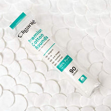 Load image into Gallery viewer, Cliganic Premium Cotton Rounds | Makeup Remover Pads, Hypoallergenic, Lint-Free | 100% Pure Cotton (540 Count)