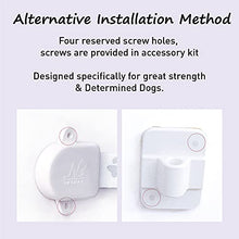 Load image into Gallery viewer, Neobay Adjustable Cat Door Strap with Silicone Door Stopper(Blue), Alternative of Interior Cat Door and Cat Gates. Simplest Way to Keep Dog Out of Litter Box and Cat Feeder.