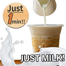 Load image into Gallery viewer, EASY BUBBLE TEA, Brown Sugar Flavor, Authentic instant Boba tea Bubble tea Pearl tapioca Milk Tea Kit, under 1minute (Molasses with Boba,Paper Straws,microwaveable cup 5 Servings)