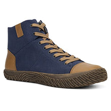 Load image into Gallery viewer, Hybrid Green Label Men's The Wolsey 2.0 High Fashion, Casual Recycled Canvas & Leather Lace-Up, Round Toe, Rubber Outsole; Size 12