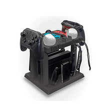 Load image into Gallery viewer, DeHasion Multifunctional Game Disk Storage Tower Holder Stand for Nintendo Switch Console Accessory 2 Poke Ball Plus Controllers Stand Holder