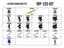 Load image into Gallery viewer, DELPHIKITS WeatherPack Kit WP-155 with T-18: Sealed Weatherproof Automotive Electrical Connectors 20-12 Gauge 155 Piece Kit with Crimp Tool