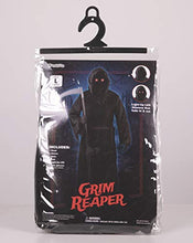 Load image into Gallery viewer, Grim Reaper Costume Adult with Glowing Red Eyes (Large)
