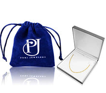 Load image into Gallery viewer, 14K Gold 1.8MM, 2.5MM, or 3.5MM Round Box Chain Necklace - Multiple Lengths Available- Yellow or White (18, 2.5MM, Yellow)