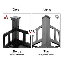 Load image into Gallery viewer, HEMBOR 32'' Outdoor Fire Pit Table, Multi-Purpose Square Fireplace, Backyard Patio Garden Outside Wood Burning Heater, BBQ, Ice Pit, with BBQ Frames&Waterproof Cover, Suitable for Party, Picnic, Camp