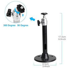 Load image into Gallery viewer, YiePhiot Mini Ceiling Wall Projector Mount Stand Compatible with QKK, DR.J, DBPOWER, Anker, VANKYO, AAXA, Jinhoo, PVO, TMY, AuKing and Most Other Mini Projector (175mm, Black)