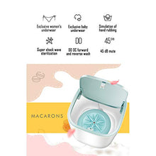 Load image into Gallery viewer, 2020 New Upgraded Portable Washing Machine, Folding Fully automatic Laundry Machine, Turbine Washer, USB Cable, Low Noise, Mini Washing Machine for Camping, Dorms, Apartments,Business Trips (Bule)