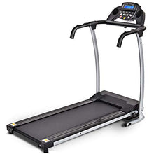 Load image into Gallery viewer, Goplus 800W Folding Treadmill Electric Motorized Power Fitness Running Machine with LED Display and Mobile Phone Holder Perfect for Home Use (Black)