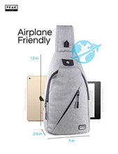 Load image into Gallery viewer, Peak Gear Sling Compact Crossbody Backpack and Day Bag - w/Lifetime Lost & Found ID