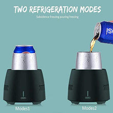 Load image into Gallery viewer, Portable Cooling Cup, Electric Cooler Smart Device Fast-freezing Mini Mobile Refrigerator Cools For Beverage Wine Beer Cola Birthday Present,G