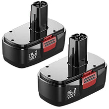 Load image into Gallery viewer, Upgraded 2 Packs C3 Replacement Battery Compatible with Craftsman 19.2 Volt Battery 3.6Ah DieHard 130279005 130279003 315.113753 315.115410 1323903