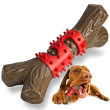 Load image into Gallery viewer, Tough Dog Toys Aggressive Chew Toys for Large Dogs, RANTOJOY Durable Dog Chew Toys for Medium Large Breed, Nylon Rubber Dog Teething Stick Toys Puppy Chewers Dogs Birthday Gift Nearly Indestructible