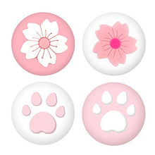 Load image into Gallery viewer, BRHE Cute Switch Case Travel Carrying Bundle Kit Hard Portable Protective Cover Shell Accessories with Glass Screen Protector Thumb Grip Caps for Nintendo Switch (Sakura Pink)