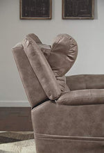 Load image into Gallery viewer, Signature Design by Ashley Barling Power Recliner Adjustable Headrest Mushroom