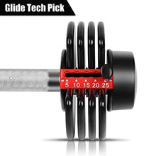 Load image into Gallery viewer, CDCASA Adjustable Dumbbell 25 lbs for Home Gym and Workout with Handle and Plates Free Weights for Men Women Selectorized Dumbbells for Fitness from 5 to 25 pounds (Single)