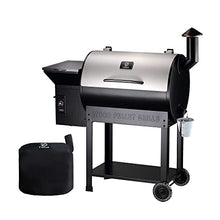 Load image into Gallery viewer, Z Grills Wood Pellet Grill & Smoker, 8 in 1 BBQ Grill for Outdoor Cooking, Auto Temperature Control, 697 sq in Cooking Area, 7002E