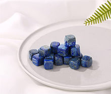 Load image into Gallery viewer, 10PCS Lapis Lazuli Natural Healing Crystals Stones Set Square Bulk Polished Pocket Palm Thumb Polished Healing Crystal Gemstones Sets for Meditation Yoga Chakra Reiki Balancing Crystal Therapy