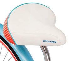 Load image into Gallery viewer, Kulana Lakona Shore Youth Beach Cruiser Bike, 24-Inch Wheels, Single Speed, Blue/Coral (R1751AZ)