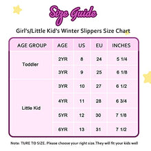 Load image into Gallery viewer, LseLom Unicorn Slipper for Toddler Girls Little Kid Fuzzy Memory Foam Anti Slip Animal House Slide US 8 Toddler Purple