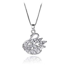 Load image into Gallery viewer, AAMOUSE Ladies Necklace Simple Fashion Accessories Exquisite Rhinestone Swan Temperament Woman JewelryTrinket Birthday PresentNew Year