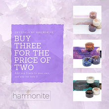 Load image into Gallery viewer, 4 Sleep Aid Crystals and Healing Stones. 5G emf Protection and Anxiety Relief Gift. (Amethyst, Moonstone, Lepidolite, Howlite) Meditation Healing Crystals for Stress Relief, Relaxation, Restful Sleep