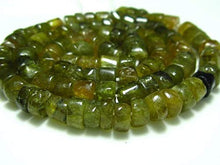 Load image into Gallery viewer, BEADS GEMSTONE Green Tourmaline Smooth Wheels- 14 Inch Long Strand -Stones measure- 4-5mm Code-HIGH-5965