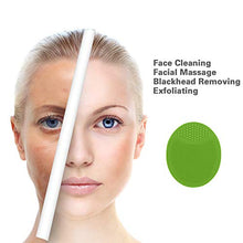 Load image into Gallery viewer, Face Scrubbers Exfoliating Facial Cleansing Brush-Soft Silicone Bristle-Remove Dead Skin Toxins-Improves Lymphatic Functions Exfoliates Stimulates Blood Circulation for Sensitive/Delicate/Dry Skin