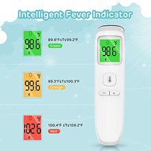 Load image into Gallery viewer, Touchless Thermometer-Forehead Thermometer with Fever Alarm and Memory Function – Ideal for Babies, Infants, Children, Adults, Indoor, and Outdoor Use
