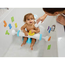 Load image into Gallery viewer, Summer My Bath Seat Soft Support (Aqua ) – Contoured Bath Seat for Children Transitioning to the Adult Bathtub – Features Drain Holes, Sure & Secure Suction Cups, and Spacious Open-Side Design