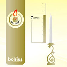 Load image into Gallery viewer, Bolsius Straight Unscented White Candles Pack of 45-7-inch Long Candles - 7 Hour Long Burning Candles - Perfect for Emergency Candles, Chime Candles, Table Candles for Wedding, Dinner, Christmas