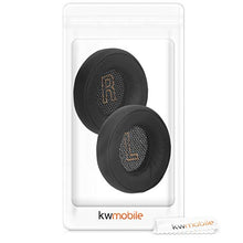 Load image into Gallery viewer, kwmobile 2X Earpads Compatible with Xiaomi Mi Headphones - PU Leather Replacement Ear Pads for Headphones - Black
