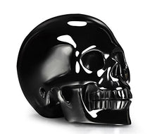 Load image into Gallery viewer, Skullis 2.0" Black Obsidian Crystal Skull, Hand Carved Gemstone Fine Art Sculpture, Reiki Healing Stone Statue.