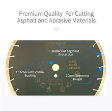 Load image into Gallery viewer, (10 Pack) VORTEX DIAMOND VPSA 14 inch Asphalt Dry Cutting Segmented Diamond Saw Blades (14" - 10pcs)