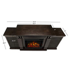 Load image into Gallery viewer, Real Flame Calie Electric Media Fireplace, Large, Dark Walnut