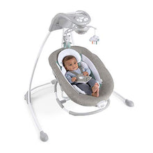 Load image into Gallery viewer, Ingenuity DreamComfort Inlighten Cradling Swing & Rocker - Foldable Plug-in Swing - Pemberton (12321)