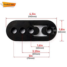 Load image into Gallery viewer, NORSMIC Exhaust Hanger Rubber -4PCS, Universal Hole Size Diameter 12mm (0.47inch), Muffler Bracket Mount, Rubber Insulator for Car/Truck/Jeep/SUV