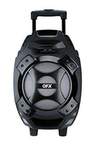 Load image into Gallery viewer, QFX Portable Bluetooth Speaker - PBX-61081BT SI Silver - Outdoor Party Aux Wireless with Built-in 8” Subwoofer