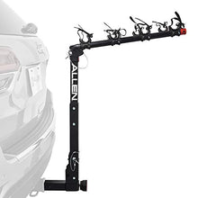 Load image into Gallery viewer, Allen Sports Deluxe Locking Quick Release 4-Bike Carrier for 2" Hitch, Model 542QR, Black