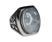 Load image into Gallery viewer, Sterling Silver Men Ring, Moonstone Natural Gemstone, Free Express Shipping