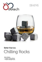 Load image into Gallery viewer, DB-Tech Whisky Chilling Rocks Gift Set,Grey - Set of 9