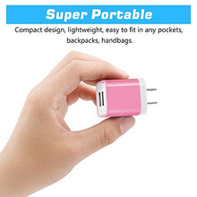 Load image into Gallery viewer, X-EDITION USB Charger Plug, 4-Pack 2.1A Dual Port USB Wall Charger Power Adapter Charging Block Cube Compatible with Phone Xs Max/Xs/XR/X/8/7/6 Plus/5S, Samsung, LG, Moto, Android Cell Phones More