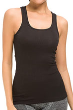 Load image into Gallery viewer, Speedy Cat Ribbed Tank Tops for Women Racerback Scoop Neck Tight Workout Green S