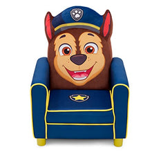 Load image into Gallery viewer, Delta Children Figural Upholstered Kids Chair, Nick Jr. PAW Patrol Chase, Blue