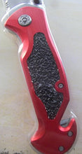 Load image into Gallery viewer, HUMVEE Tactical Rescue Knife, Red/Black