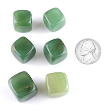 Load image into Gallery viewer, Top Plaza Tumbled Polished Stones Healing Crystals Natural Green Aventurine Gemstone Quartz Bulk for Wicca Reiki Healing Energy - 12 Pcs