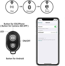 Load image into Gallery viewer, Mini Phone Tripod, LINKCOOL Lightweight Tabletop Tripod for IPhone Samsung Cellphone Camera DSLR Gopro with 360 Rotating Metal Ball Head & Universal Phone Mount Holder & Wirless Remote Control - Black