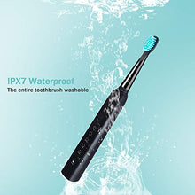 Load image into Gallery viewer, Initio Sonic Electric Toothbrush, 5 Modes with Smart Timer, 8 Brush Heads & Travel Case Included, Rechargeable Toothbrush for Adults, Gum Care Whitening Toothbrush