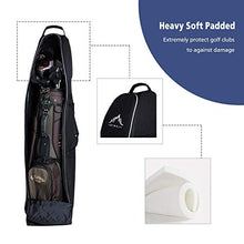 Load image into Gallery viewer, Himal Soft-Sided Golf Travel Bag - Heavy Duty 600D Polyester Oxford Wear-Resistant, Excellent Zipper Universal Size with Wheels
