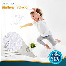 Load image into Gallery viewer, PlushDeluxe Waterproof Mattress Protector, Breathable Soft Cotton Terry Surface (Twin)